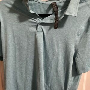 lululemon athletica Men's Sky Blue Polo Shirt